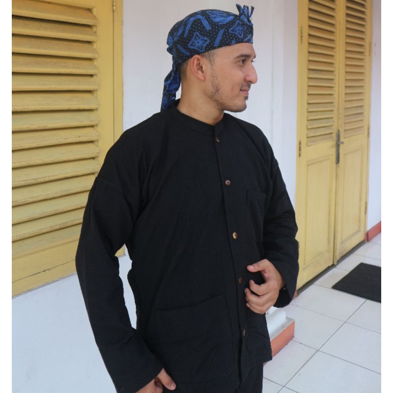 Jual Setelan Pangsi Baduy Plus Iket Kepala | Shopee Indonesia