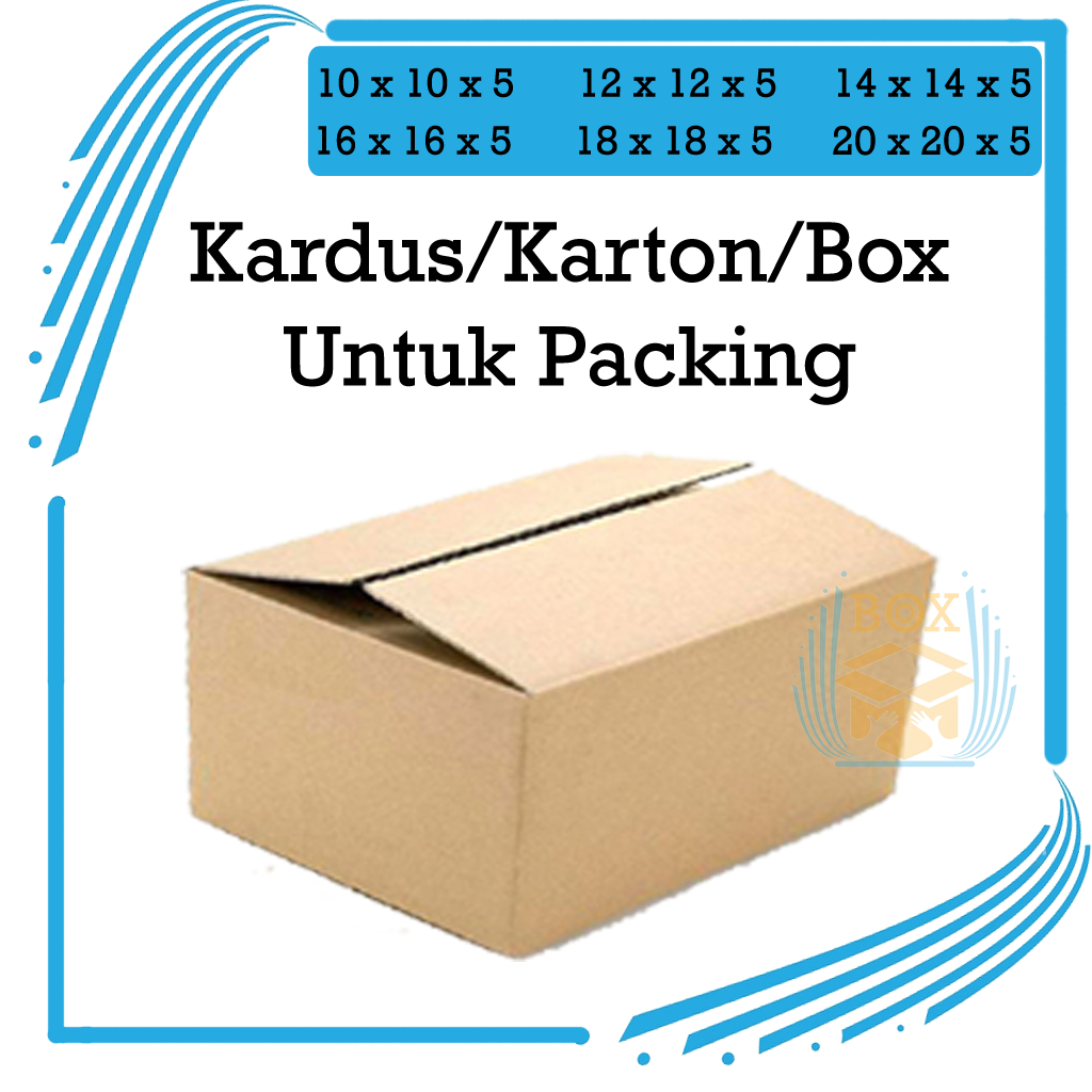 Jual Kardus Packing / Karton Packing / Box Packing ukuran 10x10X5 cm