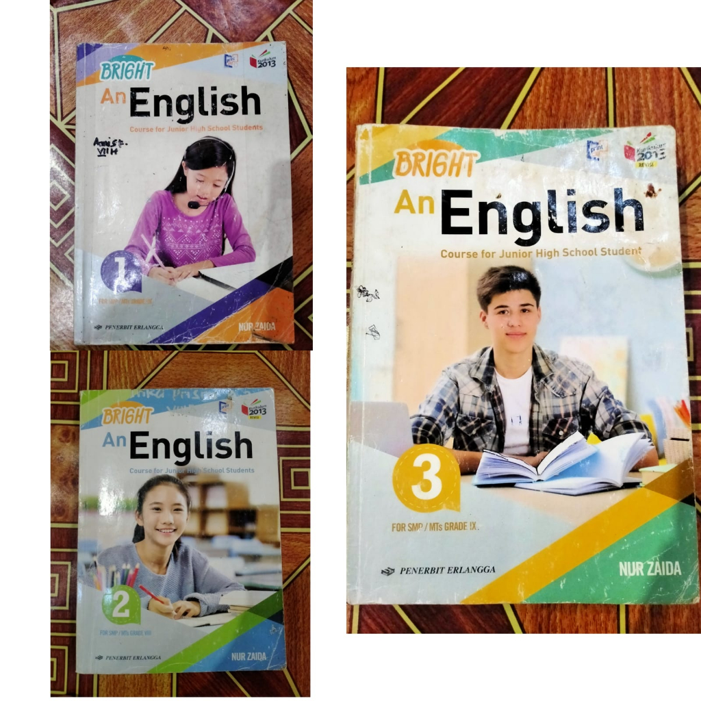 Jual Bright An English Buku Paket Erlangga Bahasa Inggris SMP MTs Nur ...