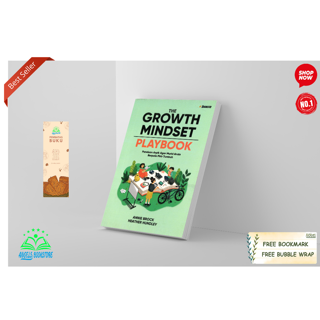 Jual (INDONESIA) The Growth Mindset Playbook By Annie Brock-Heather ...