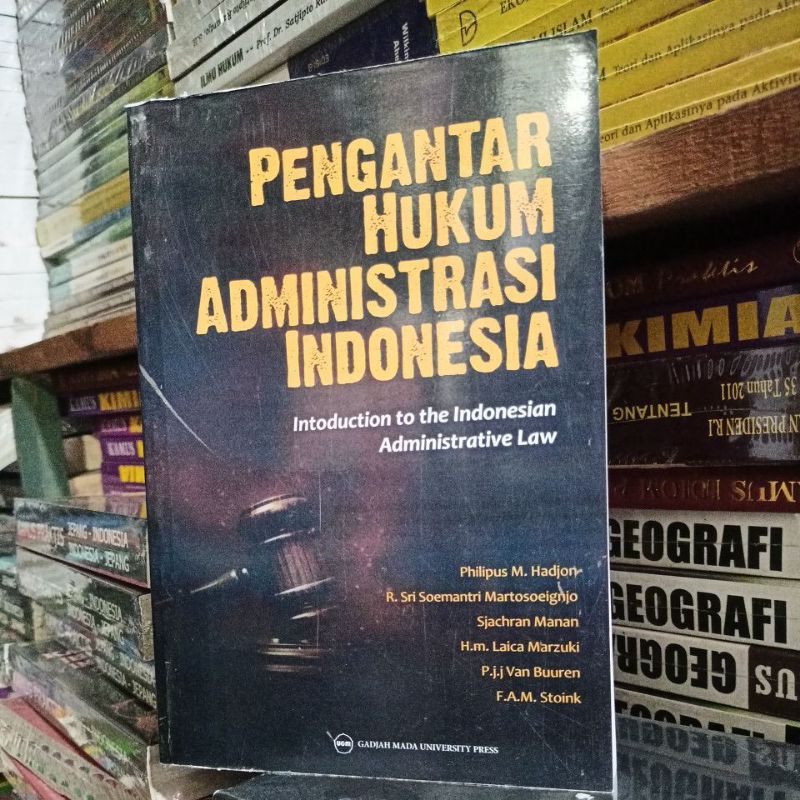 Jual Buku Pengantar Hukum Administrasi Indonesia By Philipus 2015 ...