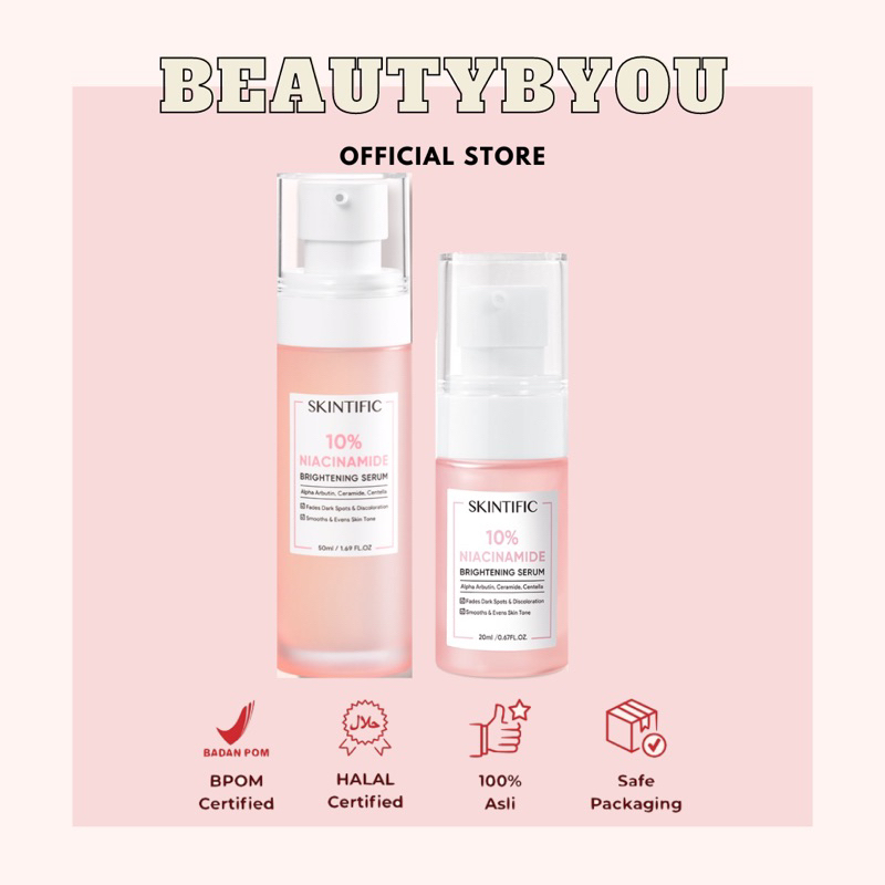 Jual Skintific 10 Niacinamide Brightening Serum 20 Ml 50 Ml Shopee