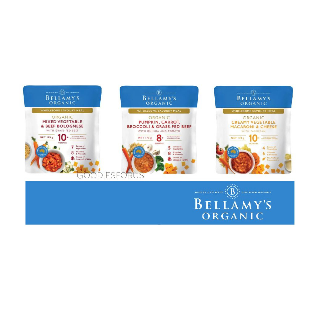 Jual Bellamys Organic Creamy Vegetable Macaroni & Cheese 170g/Macaroni