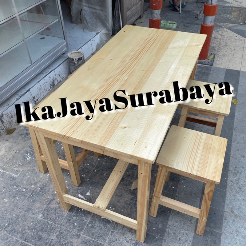 Jual Meja set warkop TERMURAH !!! Meja SET | Meja Kayu Set Jati Belanda ...