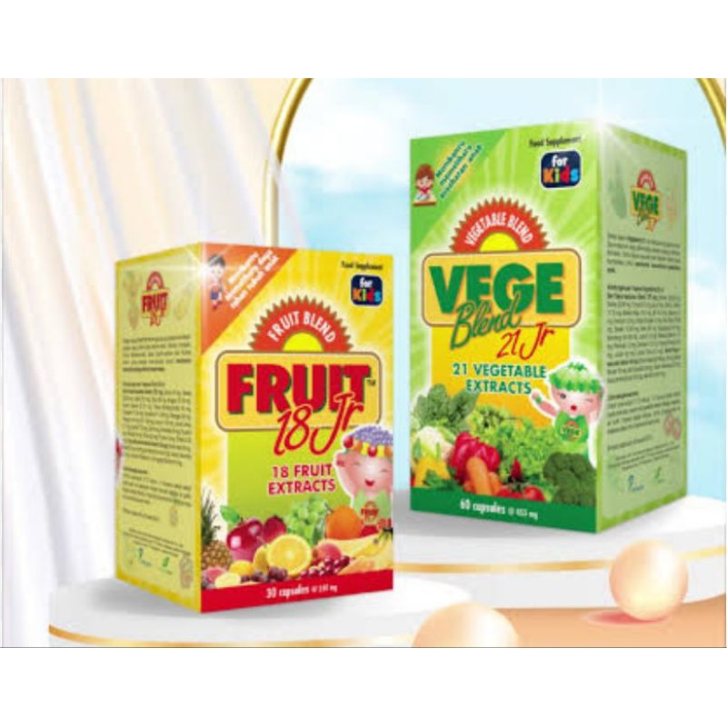 Jual Vegeblend 21 Junior 30 Kapsul/suplemen Makanan Sayuran Dan Fruit