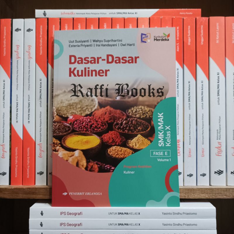 Jual Buku Dasar Dasar Kuliner Kelas 1x Smk Volume 1 Kurikulum Merdeka Erlangga Shopee Indonesia 2867