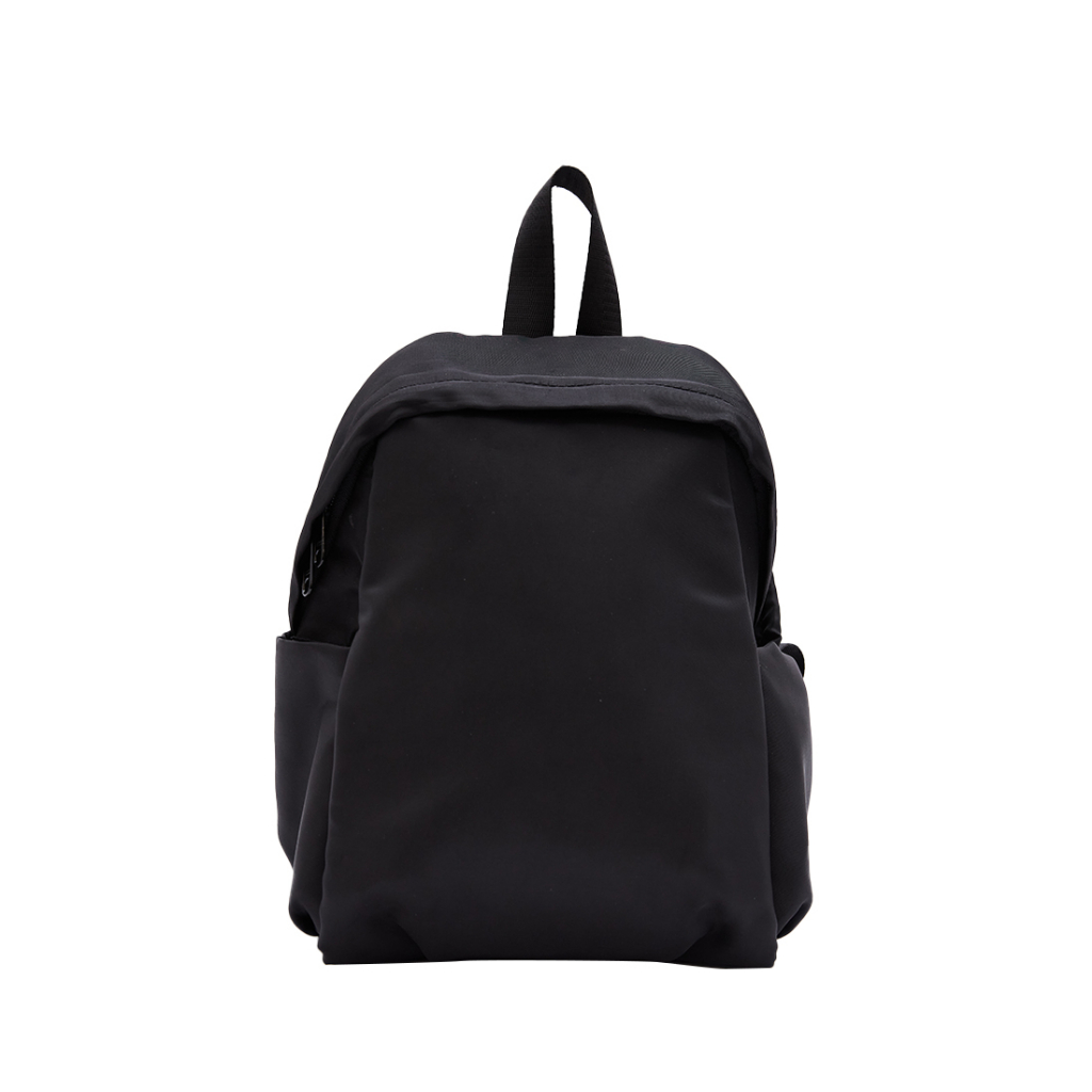 Plain black best sale mini backpack