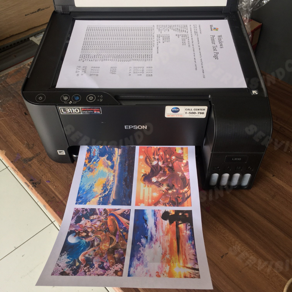 Jual Printer epson L3110 print scan copy A4 bergaransi / gosend grab ...