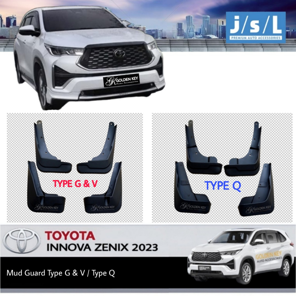 Jual JSL Mud Guard Innova Zenix 2023 Karpet Lumpur | Shopee Indonesia