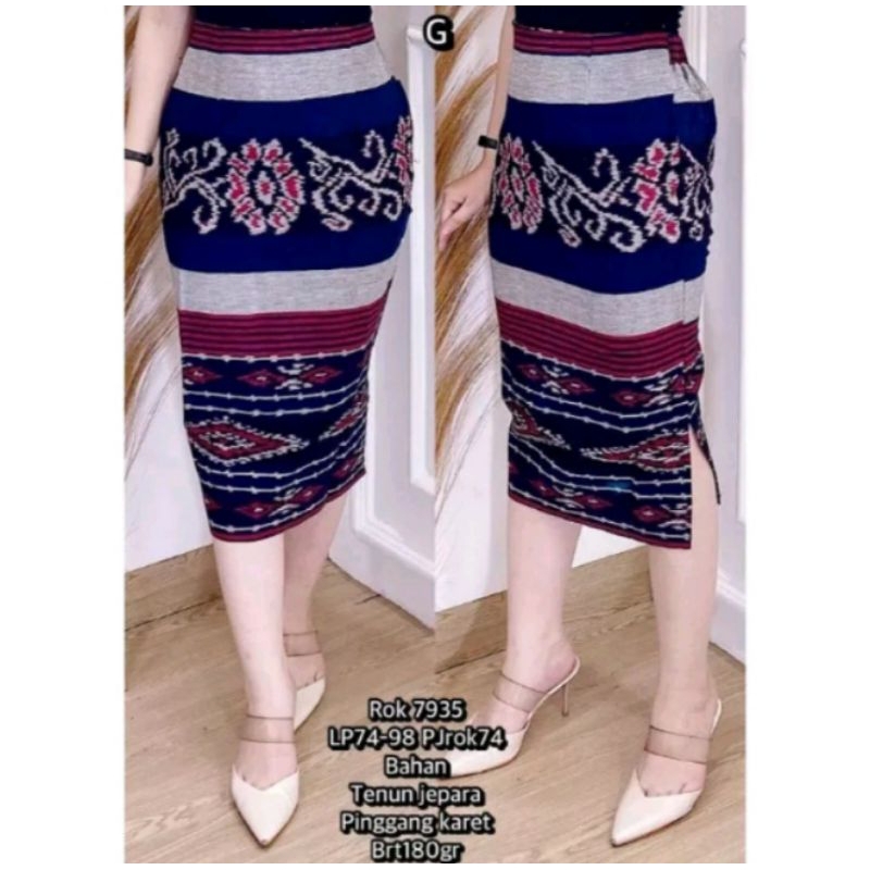 Jual Rok Span Lilit Rok Tenun Kerja Kantoran Rok Kondangan Shopee Indonesia