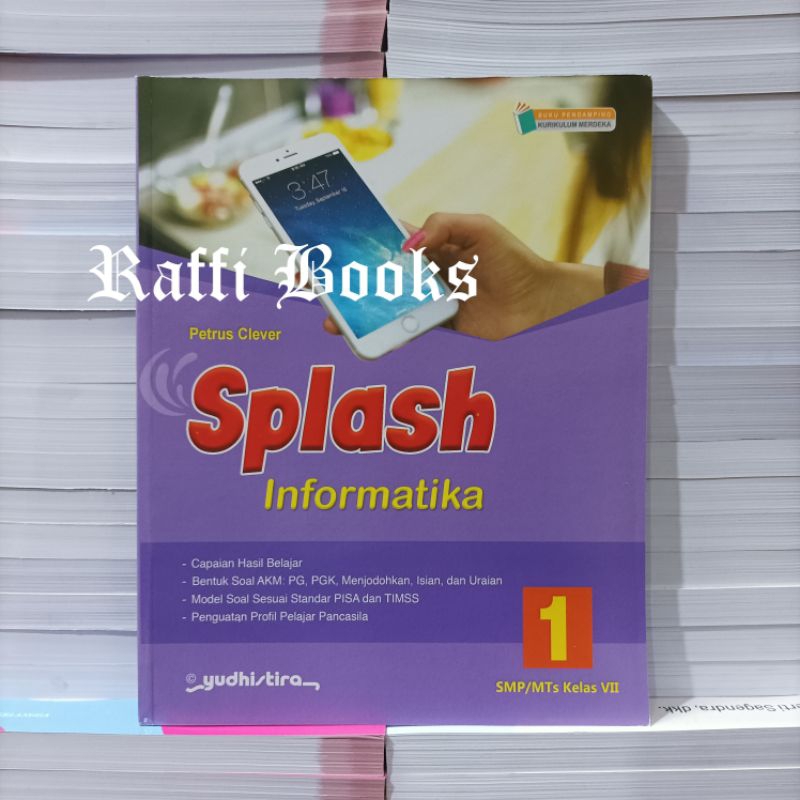 Jual Buku Splash Informatika Kelas 1/VII 7 SMP Kurikulum Merdeka ...