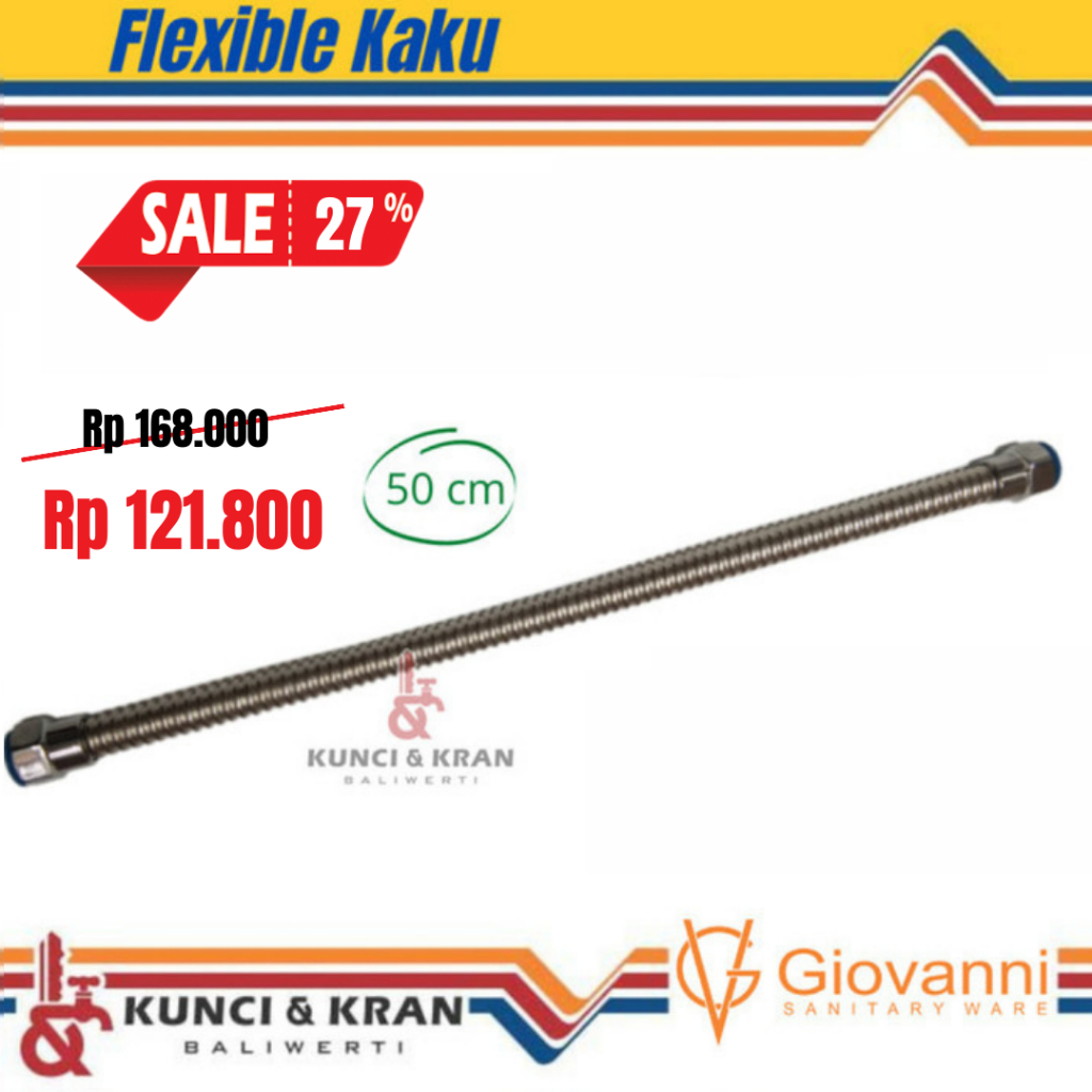 Jual Selang Kaku Gvn Selang Flexible Giovanni Gv304 50cm Shopee