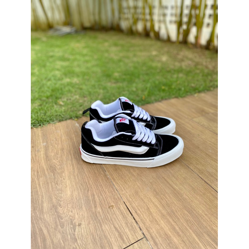 Jual Vans knu Skool Black White 100 Original Resmi Store Shopee Indonesia