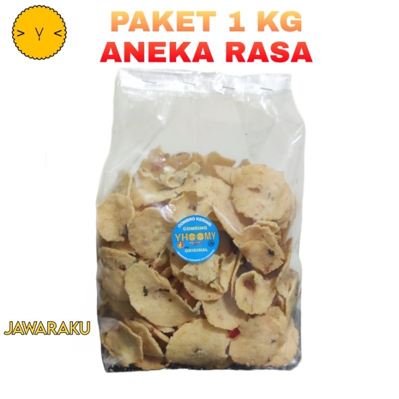 Jual combro kering 1 kg original dan aneka rasa ready | Shopee Indonesia