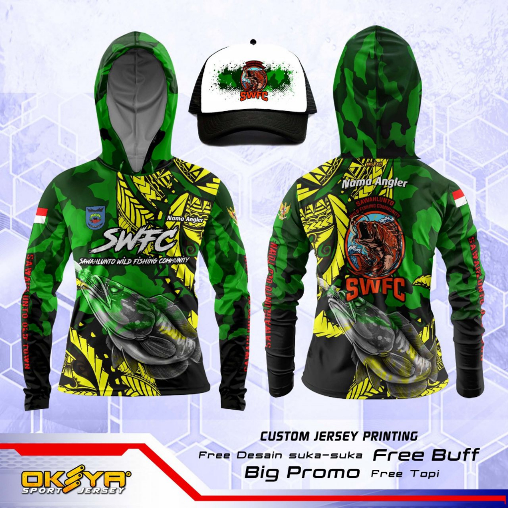 Jual Jersey Okeya Hoodie | FREE CUSTOM DESIGN | Shopee Indonesia