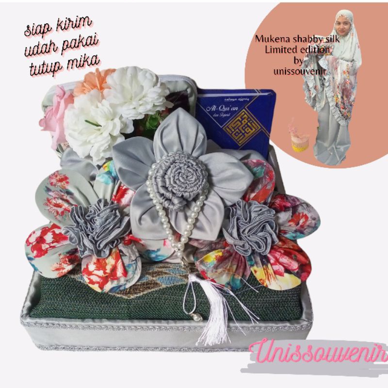 Jual Paket Seserahan/hampers Mukena Silk/seperangkat Alat Sholat/kado ...