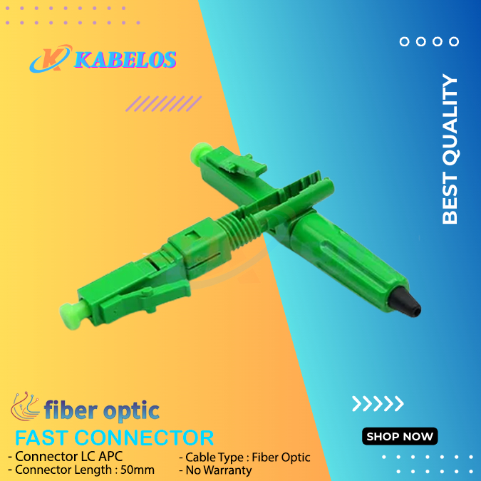 Jual Fast Connector LC/APC | Fiber Optic LC APC Fast Connector FTTH - 5 ...