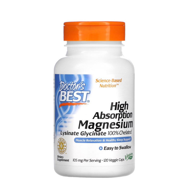 Jual Doctors Best High Absorption Magnesium 105 mg 120 Veggie Capsules ...