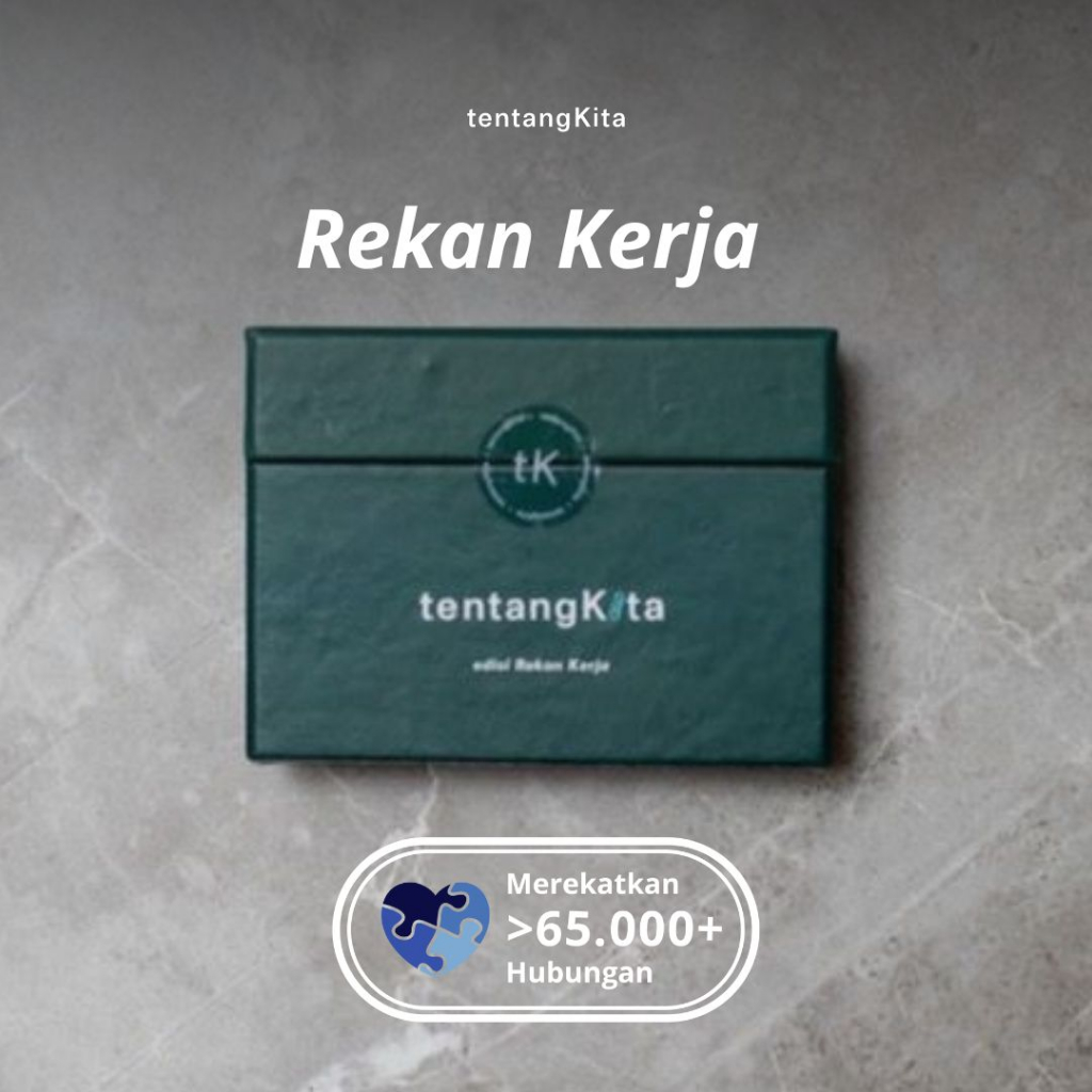 Jual tentangKita edisi Rekan Kerja I Permainan Kartu Pertanyaan Obrolan I Deep Talk Card Game