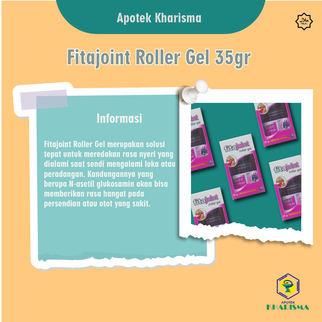 Jual Fitajoint Roller Gel 35 gr | Shopee Indonesia