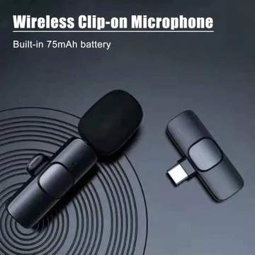 K8 Microphone Mic Clip On Youtuber Wireless Usb Mic Youtuber Bluetooth