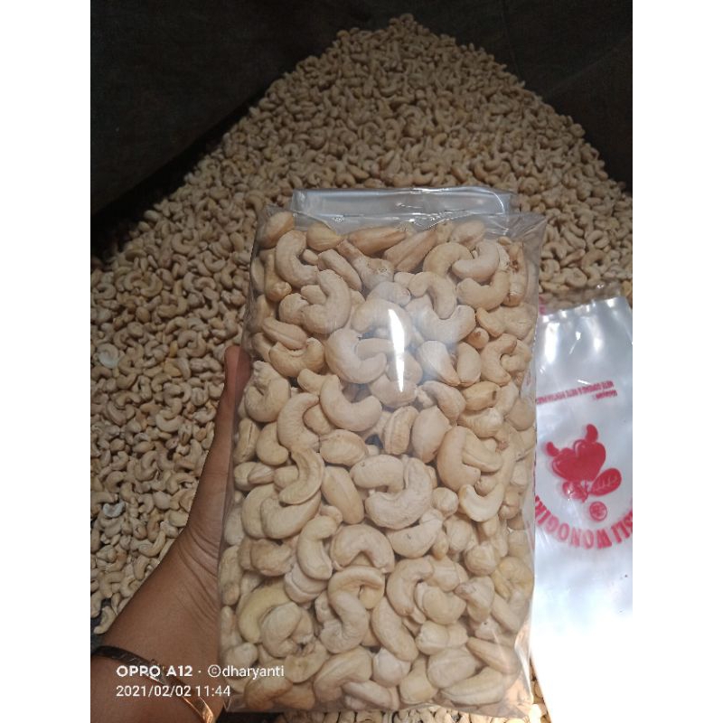 Jual Kacang Mete Mentah Kemasan 500g Shopee Indonesia