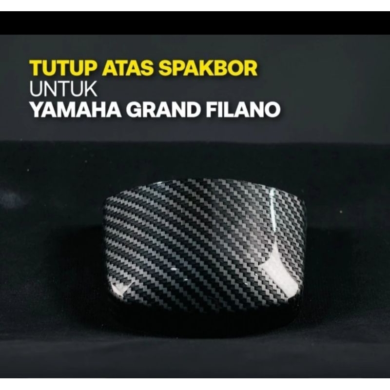 Jual Cover Tutup Atas Spakbor Yamaha Grand Filano Carbon Nemo Shopee