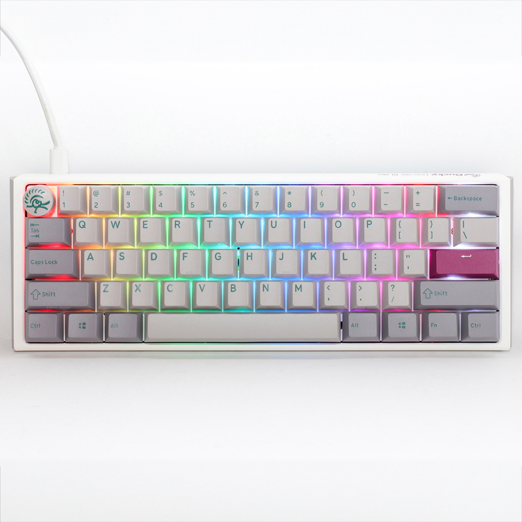 Jual DUCKY ONE 3 MIST GREY MINI HOTSWAPPABLE MECHANICAL KEYBOARD CHERRY ...