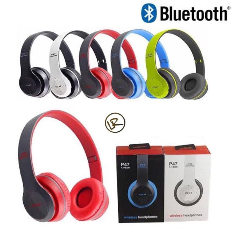 Jual Earphone Bando Bluetooth Wireless Headset Bando P47 Shopee Indonesia