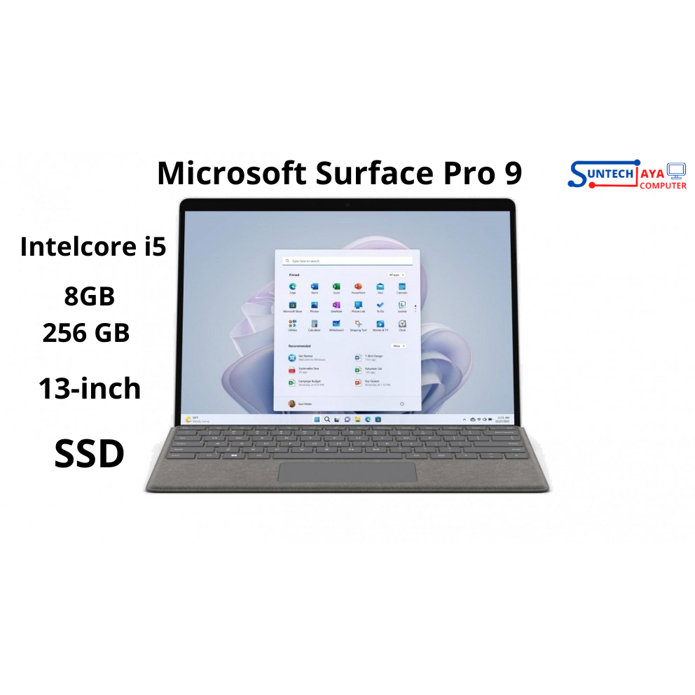 Jual Microsoft Surface Pro 9 13-inch I5/8GB/256GB SSD 2 In 1 Device ...