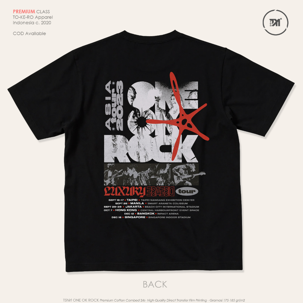 ONE OK ROCK ワンオク Field of Wonder Tシャツ XL ワンオクロック