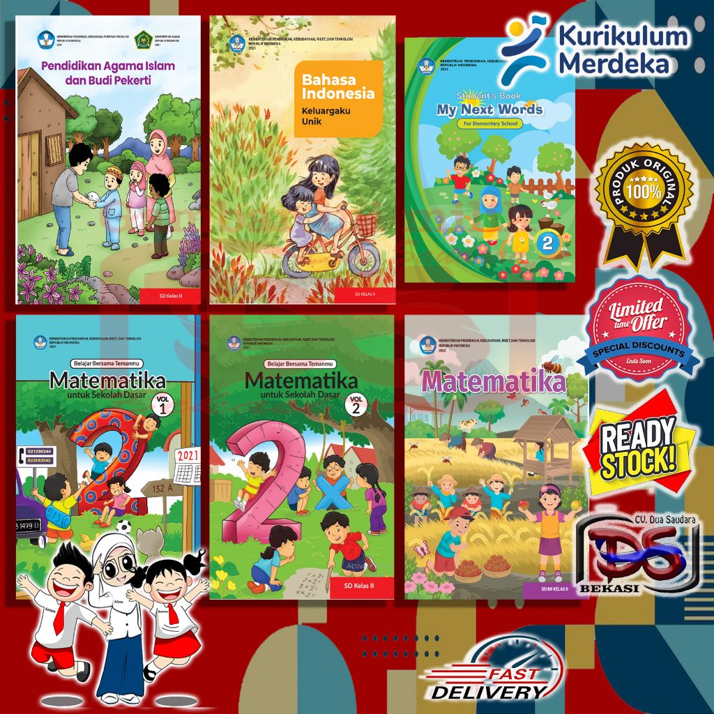 Jual K-Mer Buku Siswa SD/MI Kelas 2 Kurikulum Merdeka | Shopee Indonesia