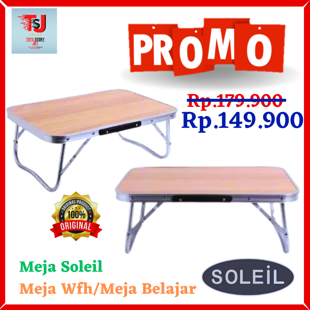 Jual Soleil Meja Lipat kerja Belajar Wfh Cocok Buat Meja Belajar Anak