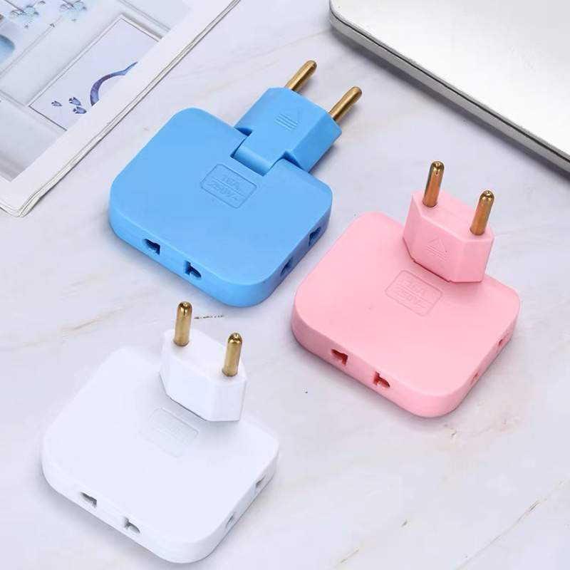 Jual 3in1 Power Socket Plug In Stop Kontak Steker Lipat Colokan Steker ...