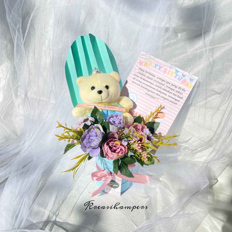 Jual Buket Bunga Boneka| Gift Hampers Kado Bloom Box Kado Wisuda| Kado ...