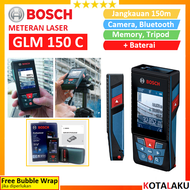 Jual Bosch Meteran Laser Digital Rangefinder Range Finder Distance Laser Meter Alat Ukur