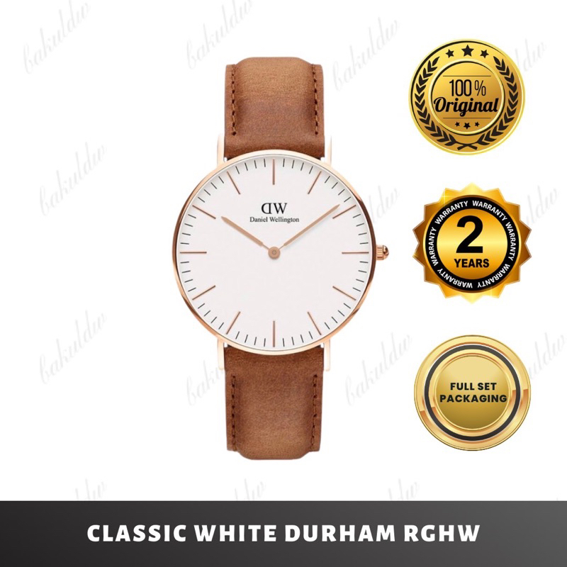 [SPECIAL OFFER 100% ORIGINAL] Jam Tangan Pria Wanita DW Daniel Wellington  Classic Leather Kulit Rosegold Gold Couple Size 36mm 40mm *PART
