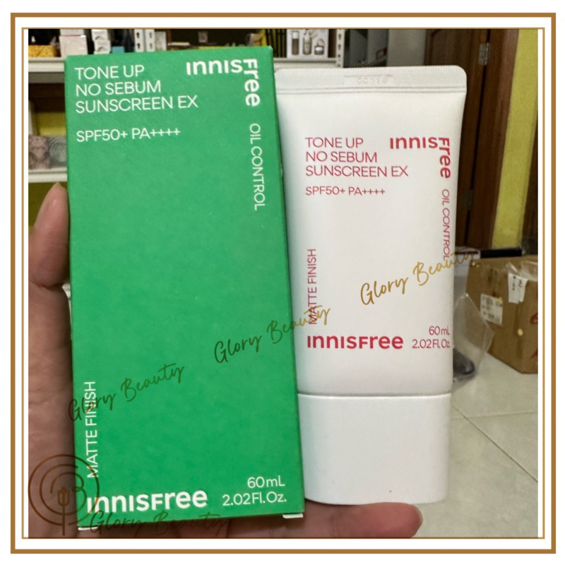 Jual Innisfree Tone Up No Sebum Sunscreen EX SPF 50+ PA++++ 50ml