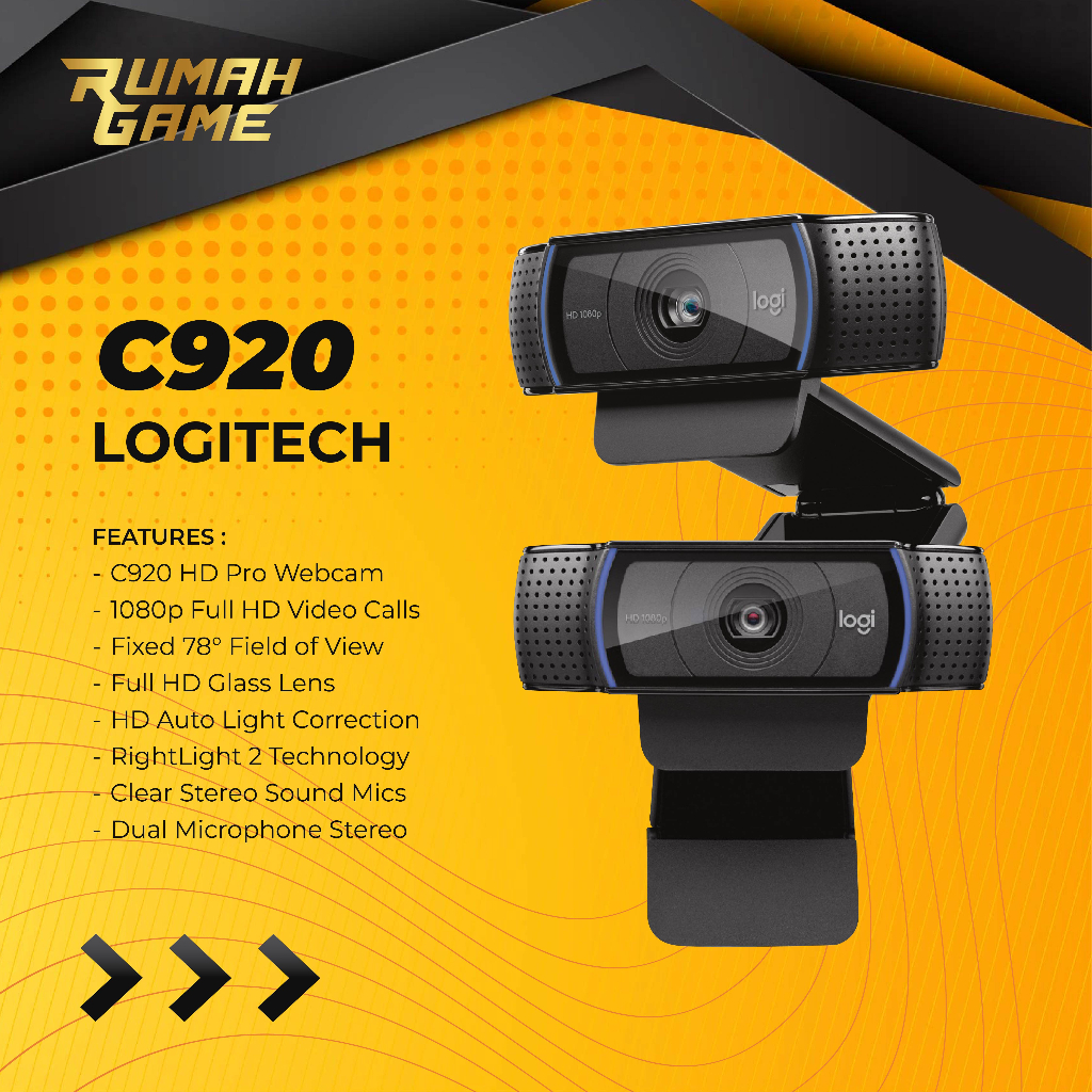 Jual Logitech C920 Webcam Pro HD Original ( Logitech C925 Webcam ...
