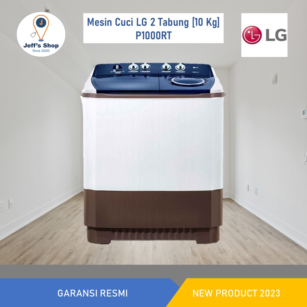 Jual LG Mesin Cuci 2 Tabung [10 Kg] P1000RT | Shopee Indonesia