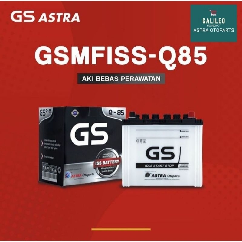 Jual AKI GS ASTRA Q85 UNTUK MOBIL MAZDA CX5 / BIANTE / MAZDA 2 SKYACTIV