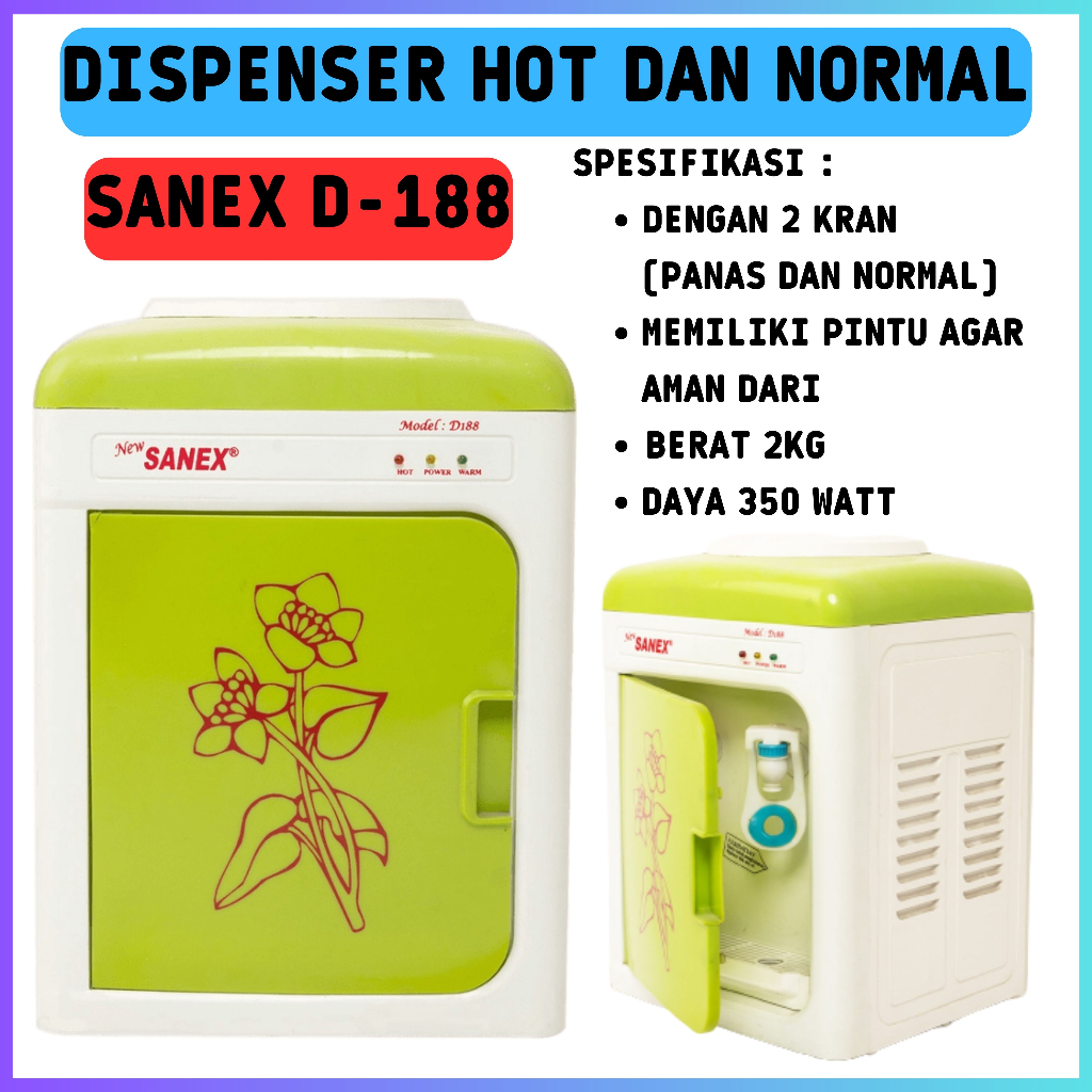 Jual Harga Promo Dispenser MURAH TAPI BAGUS Sanex D 188 Panas Hot dan ...