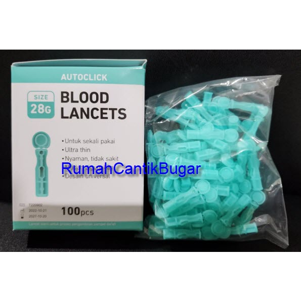 Jual Onemed Blood Lancet 28G isi 100 Shopee Indonesia