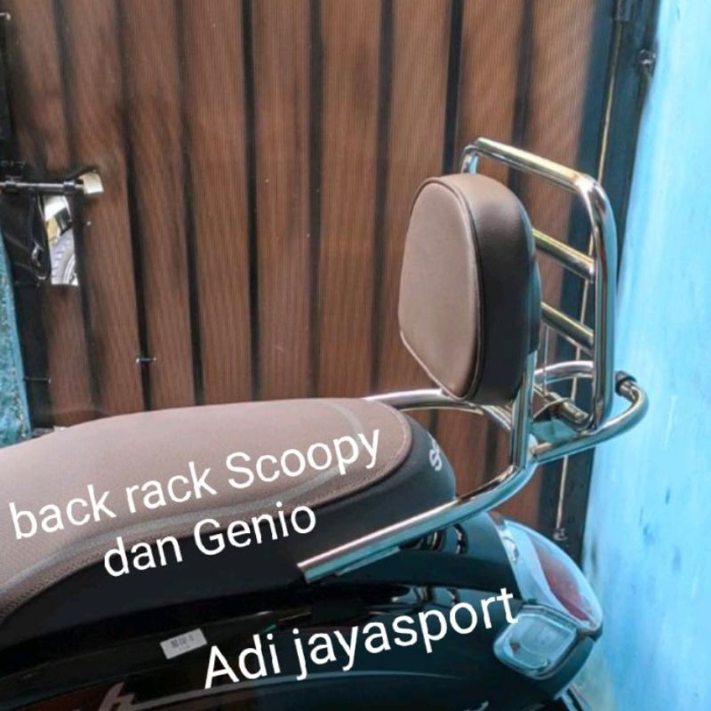 Jual Back Rack Besi Sandaran Belakang Scoopy Dan Genio New 2023 ...