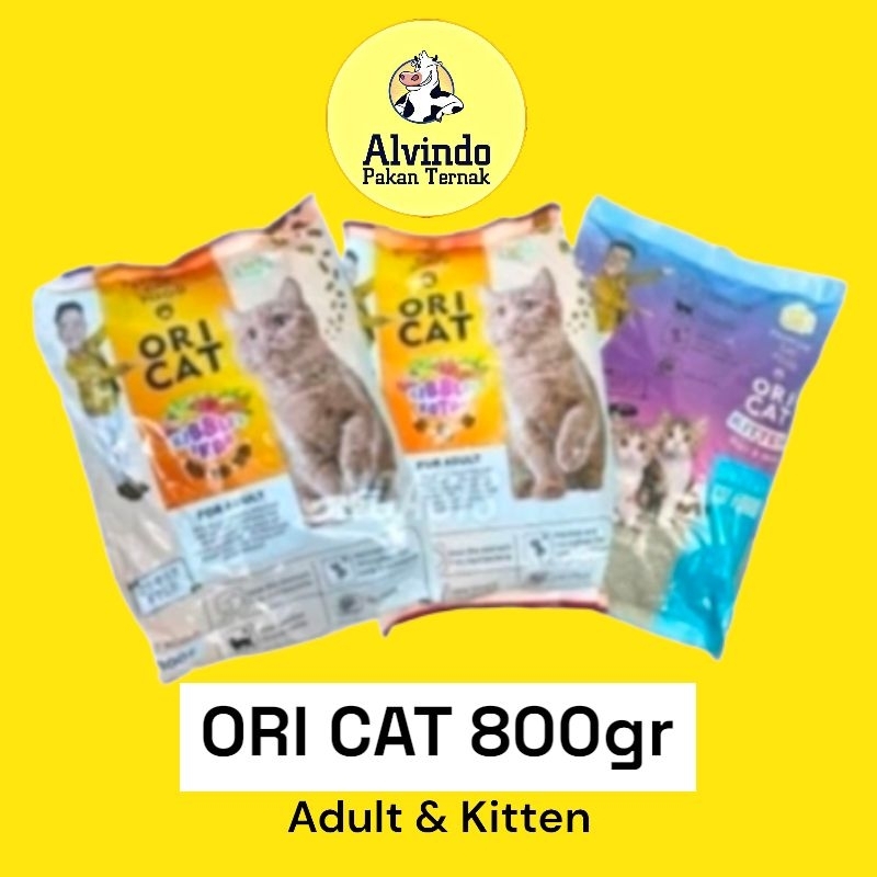 Jual Makan Kucing ORI CAT ORICAT 800Gr Freshpack Adult/kitten all