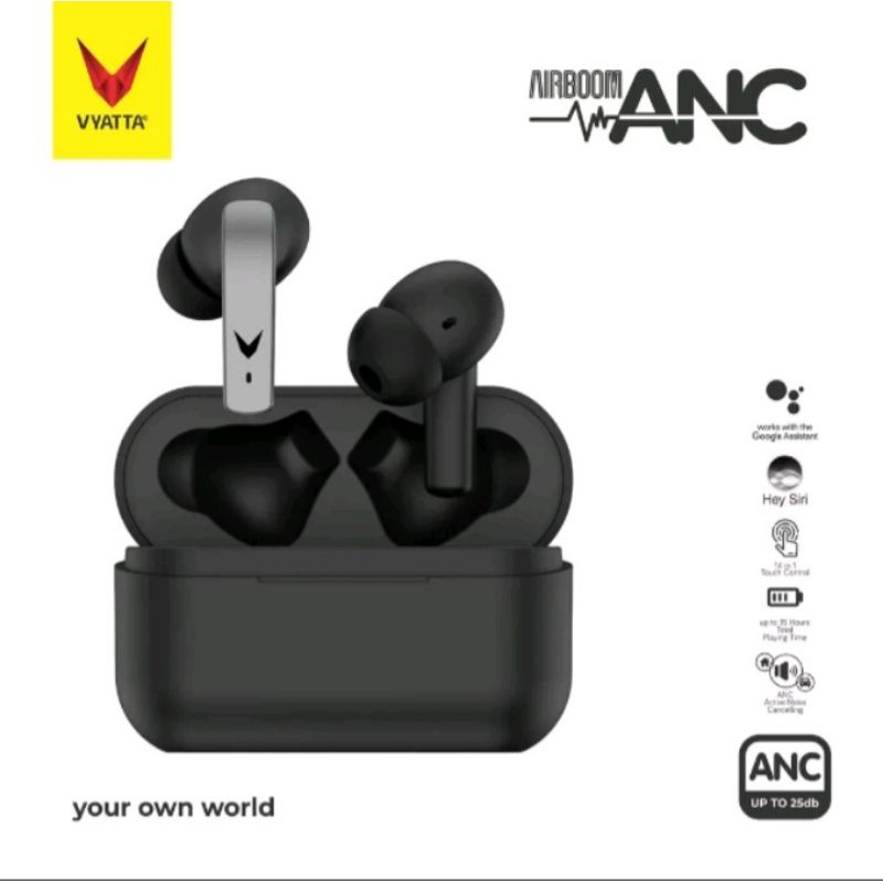 Jual Vyatta Tws Airboom ANC Tws Bluetooth Headset Garansi 6 Bulan 