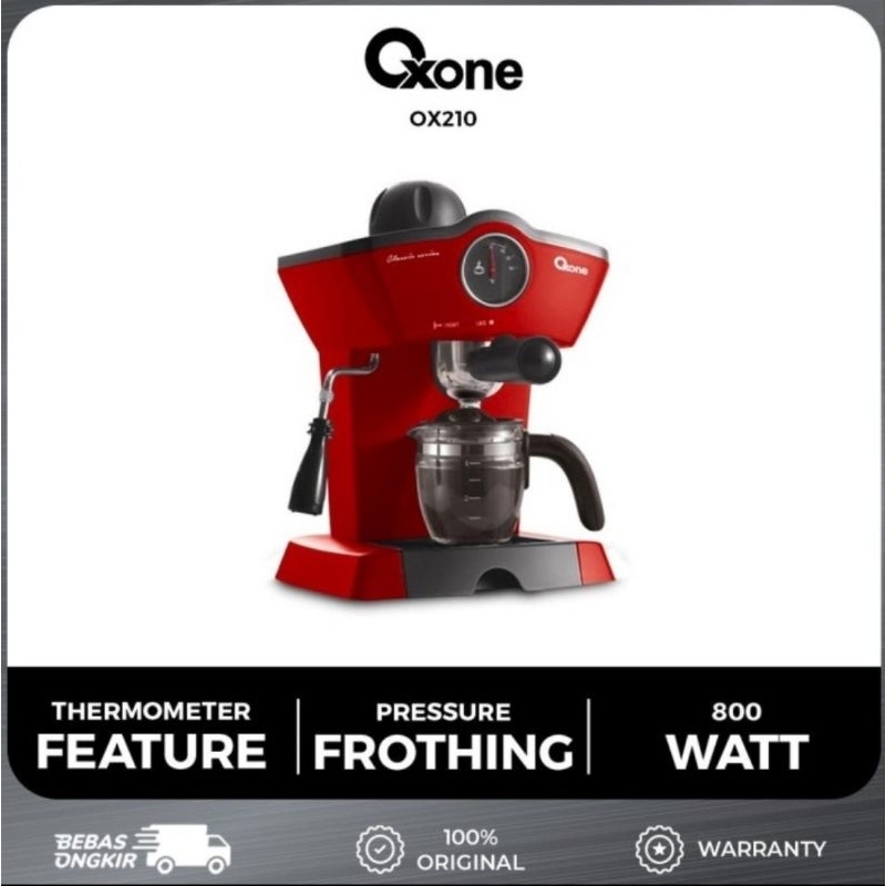 Jual Oxone OX210 Classic Ruby Coffee Machine Mesin Pembuat Kopi ...
