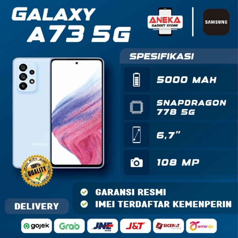 Jual Samsung A73 5g 8gb 256gb Garansi Resmi Sein Shopee Indonesia