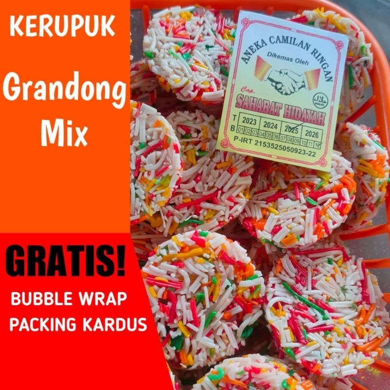 Jual Kerupuk Grandong Mix Grandong Warna 250g 500g Shopee Indonesia