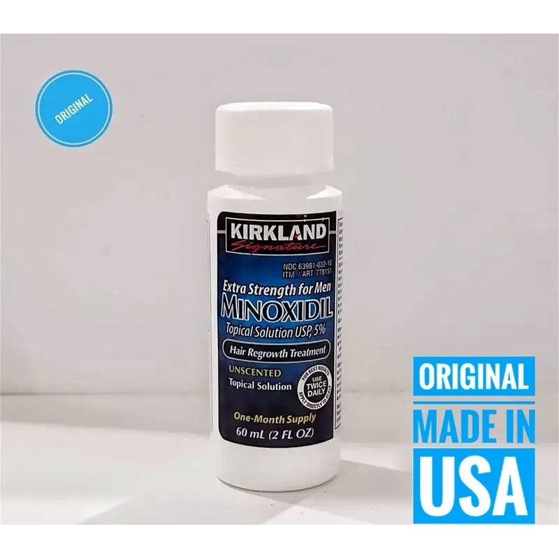 Jual KIRKLAND MINOXIDIL 5% 1 BOTOL 60ML UNTUK 1 BULAN PEMAKAIAN ...